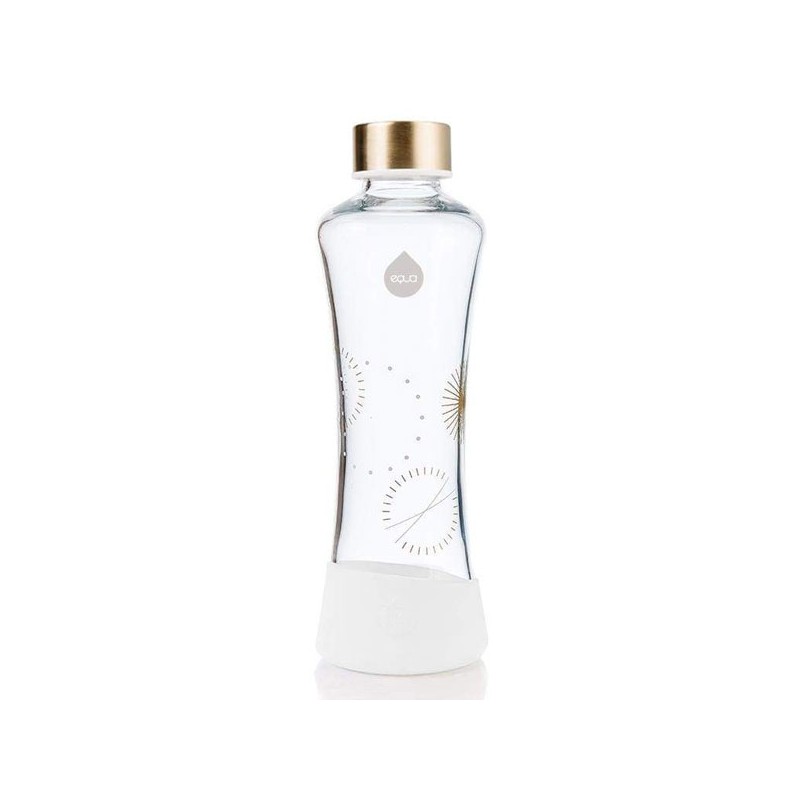 Gourde en verre Fond silicone, 550ml