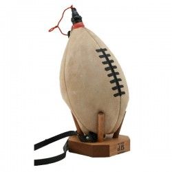 Gourde cuir Ballon de Rugby à la régalade