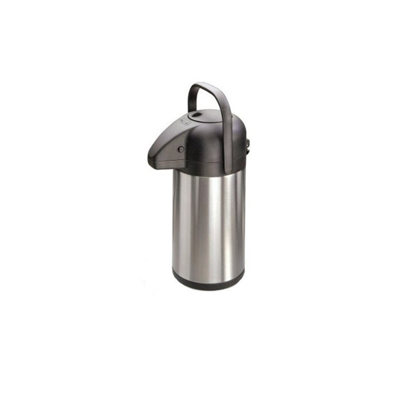 Pichet isotherme à pompe en inox, 1,9litre