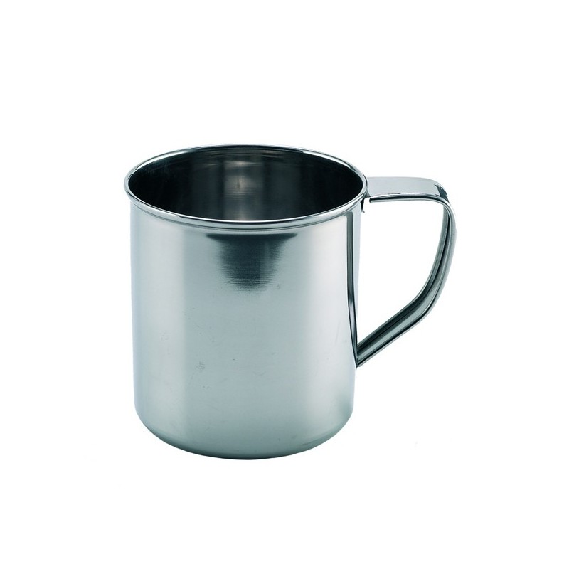 Tasse doseuse en acier inoxydable Tasse à café Reniflant Mug Poudreur,  Argent