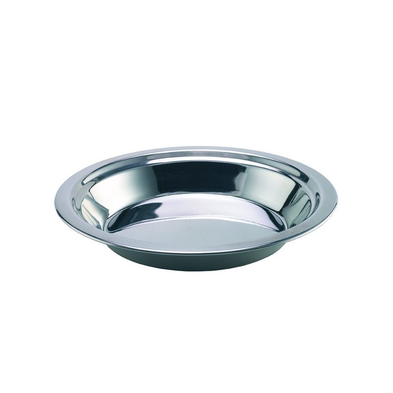 Assiette ronde Inox 22 cm