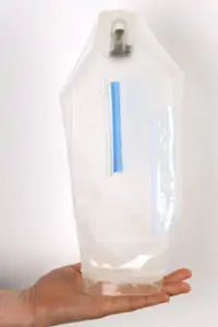 Réservoir Hydrapak retourné