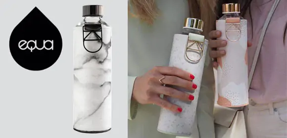 Equa : gourde en verre de toute beauté