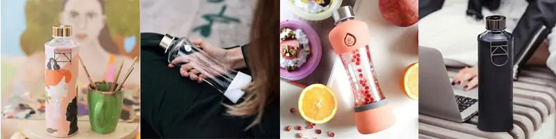 Bouteille à Thé En Verre 1,5 L Avec Passoire – Gourde 2 Voies, Bouchon Anti-fuite – Pour Maison, Bureau, Randonnée