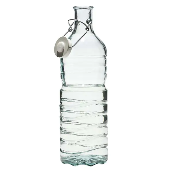 bouteille en verre de 1,5 litre avec bouchon étrier